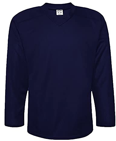 EALER H80 Series Blank Ice Hockey Practice Jersey for Men and Boy - Senior and Junior - Adult and Youth Navy