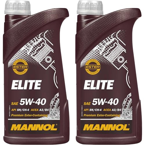 QR-Parts Set 85447793 MN7903-1 2x1 Liter Orignal MANNOL Elite 5W-40 API SN/CF Motoröl Engine Oil Öl