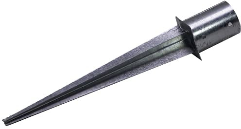 Pfostenträger Einschlaghülse rund für Rundpfosten 750 mm Länge feuerverzinkt (Ø 101 mm) ->SCHNELLER VERSAND AUS DEUTSCHLAND <-