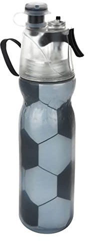 Sport Insulated Water Bottles - BPA-Free, Personalized Soccer Water Bottle - Help You Cool Down Quickly & Quench Thirst,Kids Water Bottle School Bike Squeeze Bottle for Gym Running (Football)