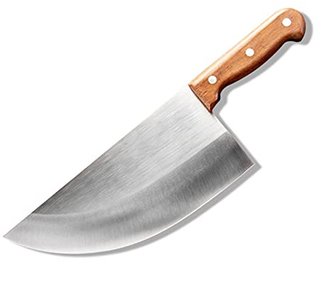 Cuchillo de Chef 8.5 de Servicio Pesado de Acero Inoxidable Para Carnicería y Verduras Con Cuchilla de Hueso