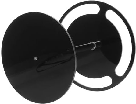 VINTORKY Acrylic Rotating Sunglasses Holder Drehbarer Brillenständer Für Sonnenbrillen Und Eyewear Eleganter Organizer Für Tisch Und Schreibtisch Platzsparend Und Schwarz