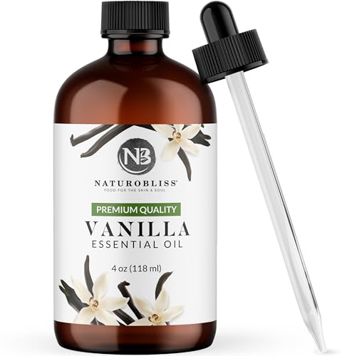 NaturoBliss Vanilla Essential Oil (4oz) Premium Quality