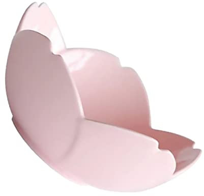WATIIFUFU Japanische Keramikschale Blumendesign Handbemalt Rosa Sichere Essensschüssel Für Snacks Salat Obst Stilvolles Geschirr Für Restaurant Und Zuhause