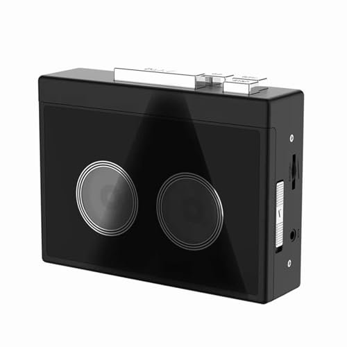 Lettore di cassette, Walkman personale con cuffie - Lettore di nastro automatico con cinque pulsanti funzione - 2 batterie AA/USB Powered