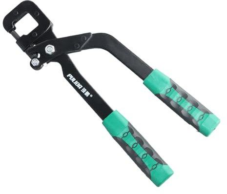 Naseom Pinza Crimpatrice con Impugnatura, Supporto per Pinze di Crimpatura per Profili, Pinza Crimpatrice per Cartongesso E Profili Metallici con Spessore della Parete di 0,6-0,8 mm, 325mm