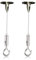 2 PCS 1.5M Cable de Acero Inoxidable, Alambre para Colgar Cuadros Ajustable para Luces, Fotos, Ropas,alambre de espino,cable de acero,hilo invisible,cable acero(Máx Soporte 30Kg)