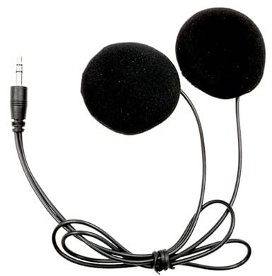 Générique Écouteurs pour Casque, Oreillettes Moto, Accessoires Sports Automobile Réponse pour Randonnée Sportive Ski Motocross Snowboard Aventures Extérieures