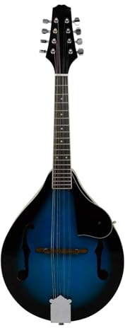 Guitar Eight String Mandolin Instrument Electric Acoustic Performance For Beginners Professional Standard Mandolin(Blue)