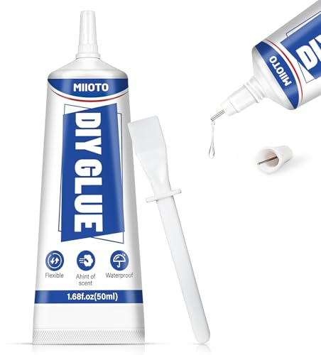Miioto Colla Liquida Trasparente, Colla per Modellismo, Colla Artigianale Liquida, COLLA Trasparente Artigianale per Hobby e Fai da te - | Modellismo Artigianato