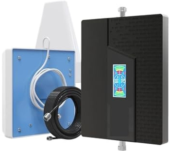 Fyrabandsförstärkt GSM TLE DCS-nätverk 2g 3g 4g For Mobil Förbättrad Mobiltelefonnätverksrepeater Nätverksförstärkare Bredare täckning(B1B3B8B28)