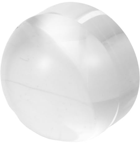 Gogogmee Clear Acrylic Dome Magnifier Round Optical Half Ball Lens Paperweight for Reading Books Portable Desktop Magnifying Glass for Precise Detail Enhancement and Comfortable Use