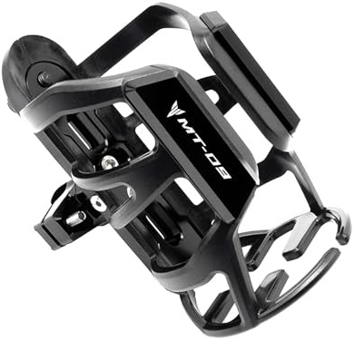 Soporte Bebida Moto Portavasos para MT09 MT07 MT10 MT03 Accesorios para Motocicletas Portabotellas Portavasos(MT09 Black)