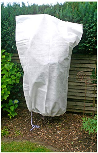 com-four® borsa per la protezione delle piante in vello da giardino per la protezione da agenti atmosferici e animali, circa 1,20 x 1,80 m (01 pezzo - copertura protettiva)