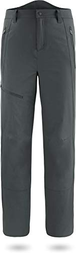 normani Herren Fleecehose Winter Softshellhose wattierte, Wind- und wasserdichte Skihose Trekkinghose