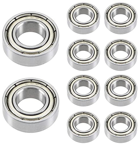 10 Stück 688ZZ Kugellager 8 mm x 16 mm x 5 mm doppelt geschützte Rillenkugellager für DIY, Drehbänke, Motoren, 3D-Drucker, Fräsmaschinen, verschiedene mechanische Geräte, etc.