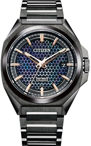 Citizen Automatisk klocka NA1015-81Z, svart, Armband
