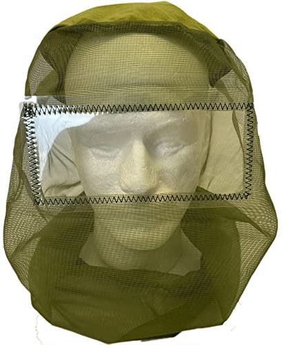 Purple Turtle Midge and Mosquito Head Net with Visor (PTN01) - Khaki - One Size