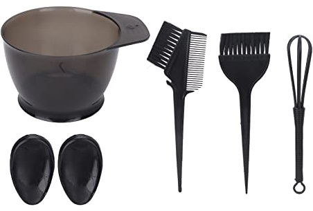 Hair Dye Kit Hair Dye Coloring Set, Kit Hair Coloring 6Pcs Hair Dye Kit Hair Coloring Kit Dye Brush Hair Dye Tool Hair Styling Kit Hair Dressing Kit Professional Home Salon Hair Tinting Bowl Dye
