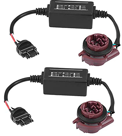 3157 LED-Lastwiderstände Plug-and-Play-Anti-Flicker-Kabelbaum, 2 STÜCKE Anti-Hyper-Blink-Blitzfehler Canbus-Bremse Abbrechen