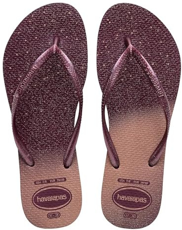 Havaianas - Slim Gloss, Stylish, Durable and Versatile Flip-Flops, with a Sprinkle of Glitter, Non-Slip Sole, Women