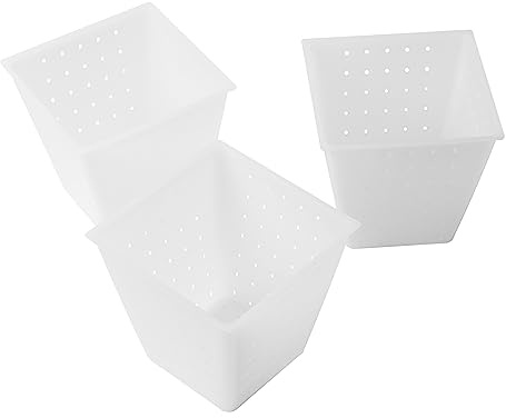 OFXDD Cheese Mold - Rectangular, 13.33 oz, White, Plastic - Perfect for Ricotta, Feta, Camembert, Soft Cheese Making