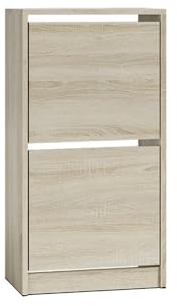VBChome Schuhschränke 49 x 28 x 94 cm Eiche Sonoma Schuh-Organizer Grifflose Holzähnlich Holzwerkstoff Schuhaufbewahrung Klappfächern Schuhregal Schuhkipper Schuhkommode Diele Flur Eiche Sonoma