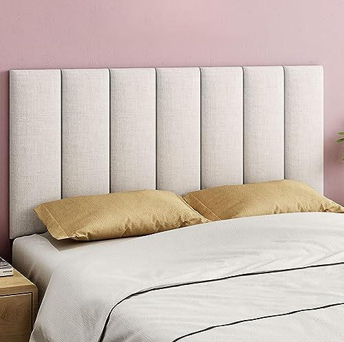 NEPHRA 3D Bett Kopfteil Wandpolster, Wandkissen Als Kopfteil für Bett, Wandpaneele Gepolstert, Wandpaneele Selbstklebend für Schlafzimmer, Kinderzimmer, Büro, Diele (Farbe : B, Größe : 180cm)