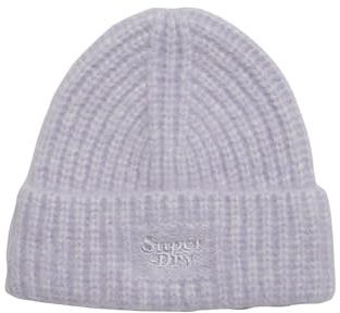 Superdry Damen Baskenmütze Rib Knit Beanie Hat