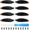 8 Stück Propeller Drohnen Ersatzpropeller Schnellspanner Propeller Drohnen Ersatzblatt Zubehör Ersatz Propellerblätter mit Schraubendreher kompatibel mit DJI Mini 2/Mini SE