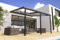 Pergola ATHEZZA adossée en Aluminium et Polycarbonate 3,5x4m