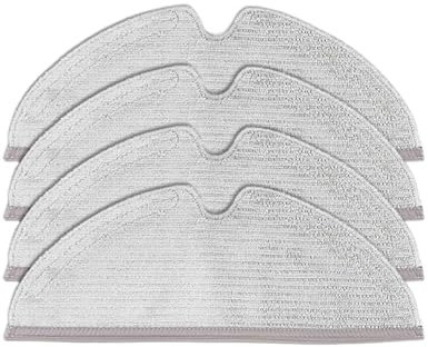 YIKRAOS Wischtücher, Wassertankfilter, HEPA-Filter, kompatibel mit Roborock S6 S5 MAX S60 S5 S50 S55 E25 E35 Staubsauger, Ersatzteile, Zubehör (Silber)