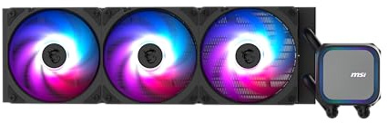 MSI MAG Coreliquid A13 360 - AIO ARGB CPU Liquid Cooler - 360mm Radiator - LGA 1851 Ready - Triple 120mm ARGB PWM Fans, Black