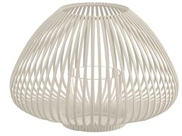 blomus Laterne -LYVA- | Farbe Nomad | Größe S | Aus pulverbeschichtetem Stahl und klarem Glas; Für stimmungsvolles Kerzenlicht; Ø 25 x H 18,5 cm