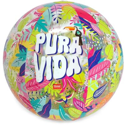 Legami - Palla da Spiaggia in PVC, Beach Ball Gonfiabile per Bambini, Feste Mare, Calcio Pallavolo, Diametro 40 cm