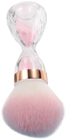 Spazzola Pulizia Unghie Rosa a Setole Morbide per Nail Art