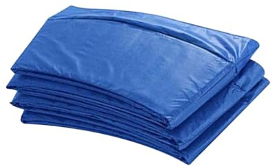 Zambuph Cubierta de Resorte de trampolín, Almohadilla Salto Repuesto Resistente al Agua, Alfombrilla Deportiva para Exteriores, Protector Lateral Acolchado con Correa