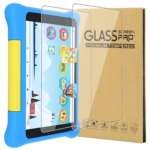 CONAPIKA 2 Stück Schutzfolie für MUISOO Tablet for Kids/MUISOO 707 7 Zoll, 9H Härte Kratzfest Anti-Bläschen Gehärtetes Glas Folie HD-Klar Hohe Empfindlichkeit Anti-Fingerabdruck Displayschutzfolie