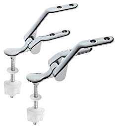 MADE Cerniere Sedile Modello Conca Ideal Standard Attacco Frontale Fissaggio Orizzontale, Tradizionale, Incompiuta, 1 unità