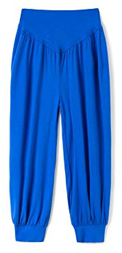 AvaCostume Boy's Baggy Casual Harem Pants Girls Dance Trousers Blue 8