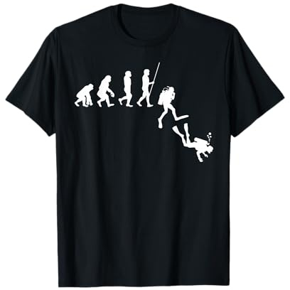 Evolution de la plongée | Le Développement Humain Plonger T-Shirt