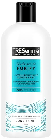 TRESemmé Hydrate & Purify Conditioner with hyaluronic acid & white clay for greasy hair 6x 680 ml