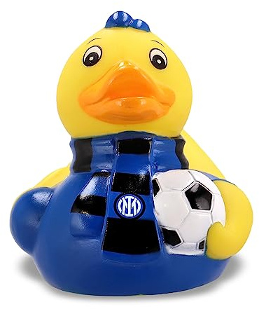 Inter - Paperella Interista in Gomma, Adatta per Bagno o Come Oggetto da Collezione - per Tutti i Tifosi Interisti - Prodotto Ufficiale Inter