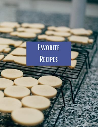In The Kitchen Collection: Cooling Racks – DIY Blank Cookbook – Blank Recipe Book To Write In – 124 Pages - Large (8.5” x 11”)