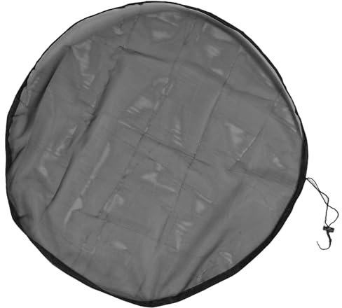 Rete per Barili di Pioggia, Copertura in Rete per Barili di Pioggia Secchi di Raccolta 'acqua Protezione per Serbatoi con Cordino Elastico Rete Impermeabile per Secchi di