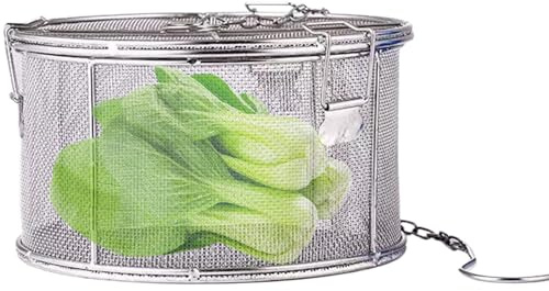 Cestino per spezie – Filtro multiuso – Filtro in acciaio per infusione di erbe, strumento di setaccio | Rete per spezie da cucina per zuppa, marinata, brodo, stufato, aroma liquido, contenitore a rete