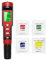 Homcoice pH Chlore Mètre Piscine 7-en-1, Testeur PH Chlore Salinité ORP TDS EC Température, Tester Qualité Eau de haute précision avec fonction ATC pour piscines, eau potable, aquarium, hydroponie