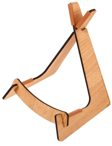 Holz Ukulelenständer für Ukulele, Braun, Bodenmodell | Praktische Aufbewahrung, Geeignet zum Präsentieren Ihres Instruments, Nimmt Verschiedene Ukulele Typen