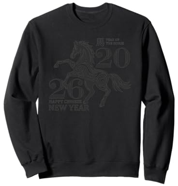 Lustiges neues Jahr - Frohes chinesisches Neujahr 2026 - Feuerpferd Sweatshirt