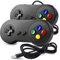 miadore 2 x Retro Classic USB Gamepad, Wired SNES USB Controller for Mac, PC, Windows, Raspberry Pi (Multi-color Keys)